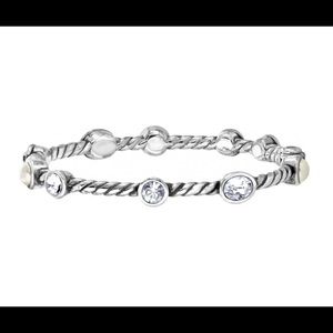 SOLD Brighton Swarovski Pearl & Crystal Bangle